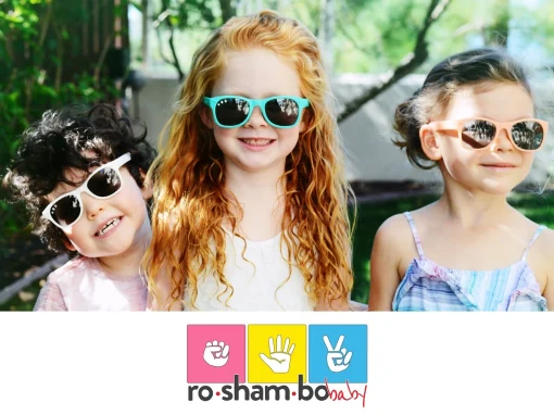 Óculos de Sol Infantil Flexível com Garantia de 1 ano Roshambo Baby - Diversas Cores