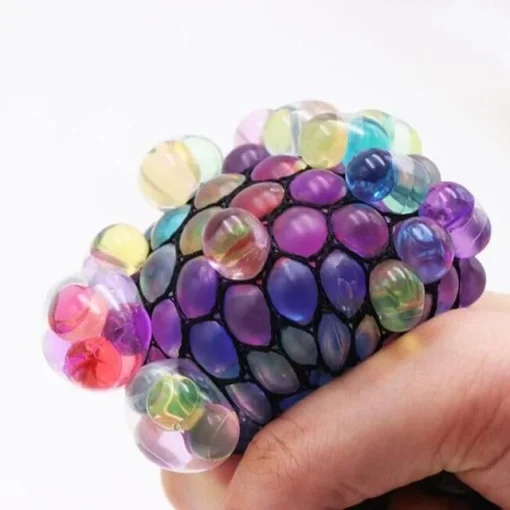 Esmagamon - Kit com 5 bolinhas em gel de apertar sensoriais