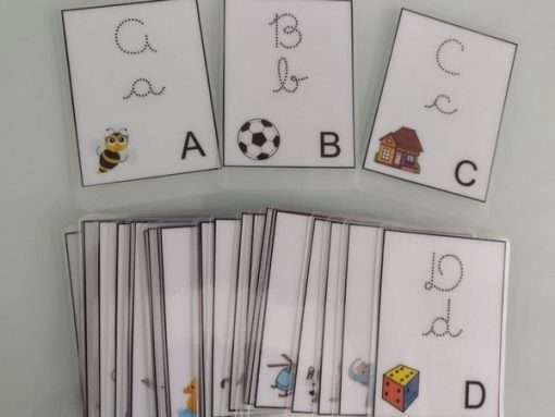 Jogo Alfabetização Treinando o Alfabeto Cursivo