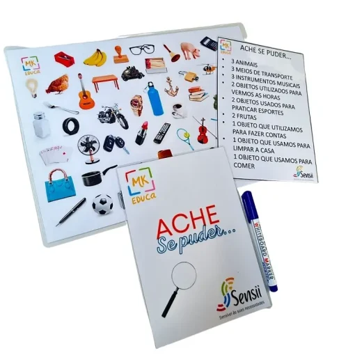 Ache se Puder - Jogo Idosos e Adultos Estimulação Visual e Memória Alzheimer