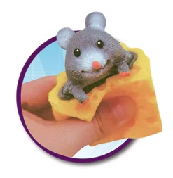 Brinquedo Sensorial Ratinho no Queijo para Apertar