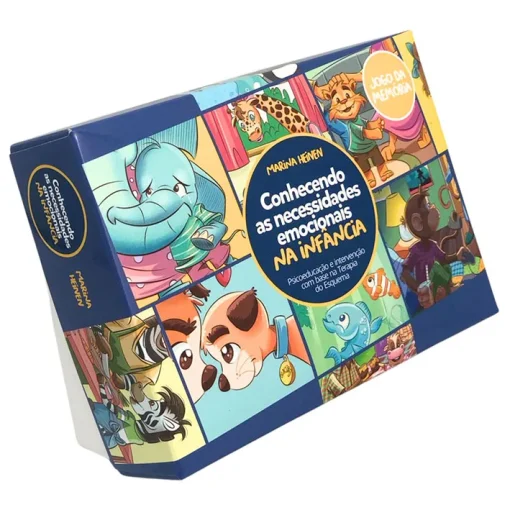Embalagem do Jogo Terapêutico de Cartas - Conhecendo as Necessidades Emocionais na Infância