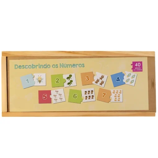 Jogo de Dominó Infantil - Descobrindo os Números